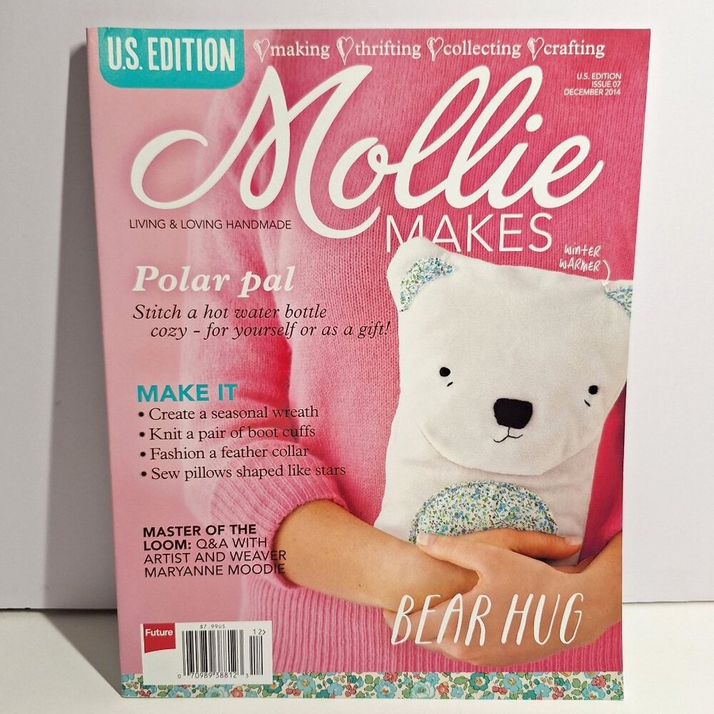 Issue 7 Mollie Makes December 2014 UK Magazine US Edition Winter Maryanne Moodie